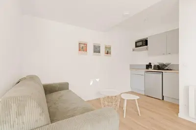Cuisine ou kitchenette dans l'établissement L'Atelier Chic