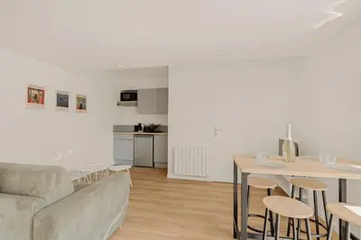 Cuisine ou kitchenette dans l'établissement L'Atelier Chic