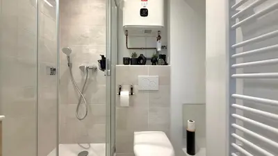 Salle de bains dans l'établissement Le Doré Central WiFi