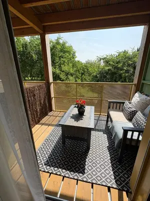 Balcon ou terrasse dans l'établissement La Suite Trevoux