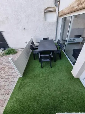 Terrasse ou espace extérieur de l'établissement Appartement Plein Pied 4 Personne 50m2 avec Terrasse Privée