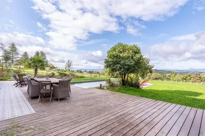 Paysage naturel près de la maison de vacances