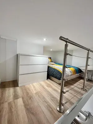 Un ou plusieurs lits dans un hébergement de l'établissement Appartement proche centre