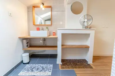 Plan de l'établissement Peaceful & well-located duplex Parc Blandan Rhône & Wifi