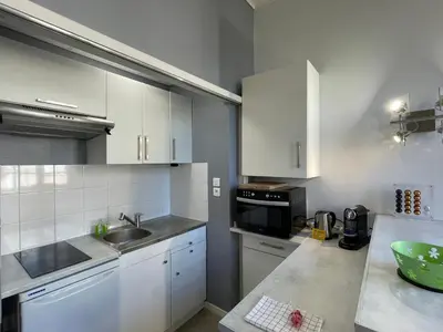 Cuisine ou kitchenette dans l'établissement Studio cosy, proche de la Tête d'Or, Lyon