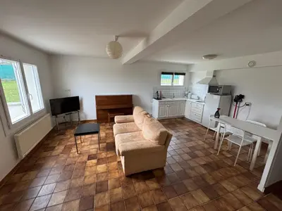 Cuisine ou kitchenette dans l'établissement Appartement indépendant dans une maison