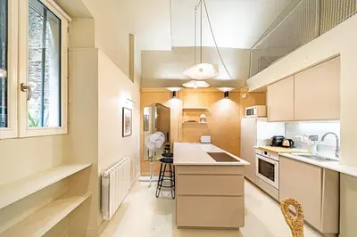 Cuisine ou kitchenette dans l'établissement Comfortable and practical apartment - Pentes de la Croix-Rousse