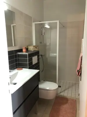 Salle de bains dans l'établissement Maison Forte DES GRANDS MAISONS