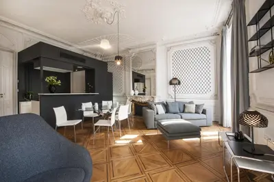 Coin salon dans l'établissement MiHotel Gailleton