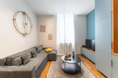 Coin salon dans l'établissement Confluence - 2e arrondissement Lyon