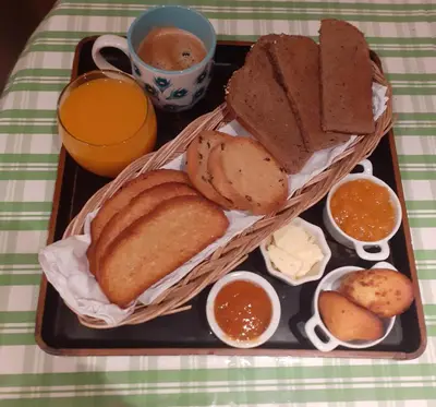 Nourriture dans le B&B/chambre d'hôtes ou à proximité