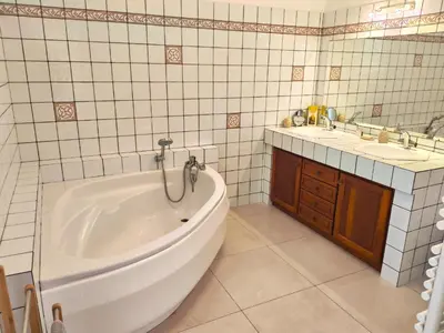 Salle de bains dans l'établissement Dépendance cocooning bon standing Ampuis