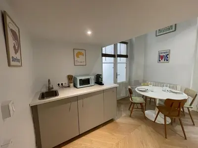 Cuisine ou kitchenette dans l'établissement Honorê Suite Saint Pothin