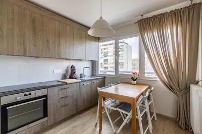 Cuisine ou kitchenette dans l'établissement T2 Confort Tête d'Or - Parking gratuit - Climatisé