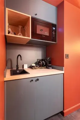 Cuisine ou kitchenette dans l'établissement Geisha Studio design, romantisme et parking