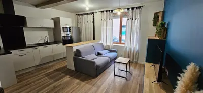 Cuisine ou kitchenette dans l'établissement Charmant appartement au cœur du centre historique