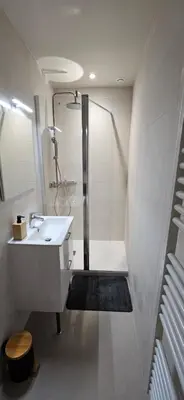 Salle de bains dans l'établissement Charmant appartement au cœur du centre historique