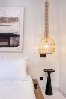 Un ou plusieurs lits dans un hébergement de l'établissement Jardin Secret - Love Room avec Balnéo