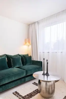 Coin salon dans l'établissement Wabi Sabi, Appartement Premium au Cœur de Lyon