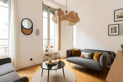 Coin salon dans l'établissement Zest Familial - Quartier Ainay
