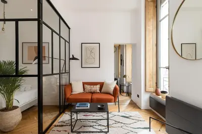 Coin salon dans l'établissement Zest Familial - Quartier Ainay