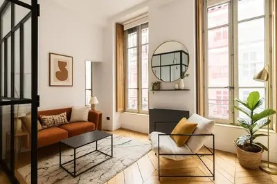 Coin salon dans l'établissement Zest Familial - Quartier Ainay