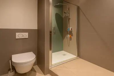 Salle de bains dans l'établissement Zest Familial - Quartier Ainay