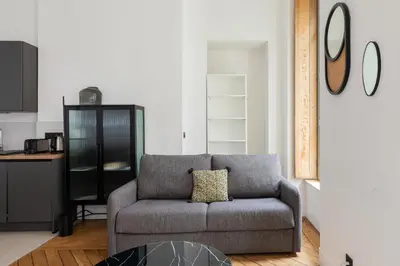 Coin salon dans l'établissement Zest Familial - Quartier Ainay