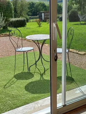 Jardin de l'établissement Gite en campagne beaujolaise