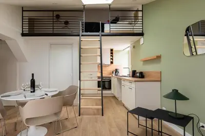 Cuisine ou kitchenette dans l'établissement Zest Sunny Charpennes
