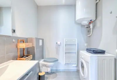 Salle de bains dans l'établissement Le calme urbain - Villeurbanne - Proximité Lyon
