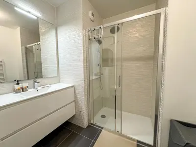 Salle de bains dans l'établissement Cactus Groupama Stadium-LDLC Arena-Eurexpo