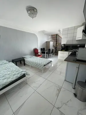 Cuisine ou kitchenette dans l'établissement Escapade cosy proche Vienne