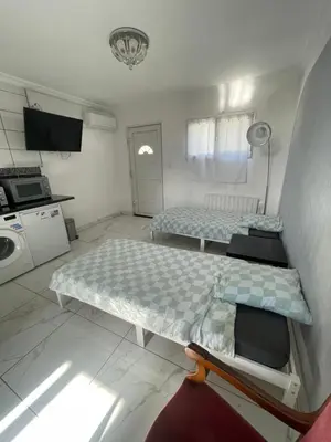 Cuisine ou kitchenette dans l'établissement Escapade cosy proche Vienne