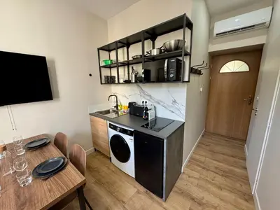 Cuisine ou kitchenette dans l'établissement Wild Terrier- Lyon Studio