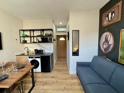 Cuisine ou kitchenette dans l'établissement Wild Terrier- Lyon Studio