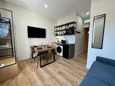 Cuisine ou kitchenette dans l'établissement Wild Terrier- Lyon Studio