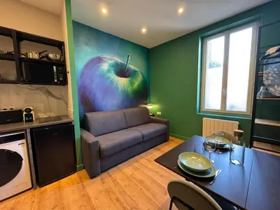 Cuisine ou kitchenette dans l'établissement Apple suite - studio Lyon