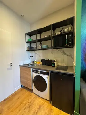 Cuisine ou kitchenette dans l'établissement Apple suite - studio Lyon