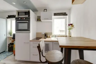 Cuisine ou kitchenette dans l'établissement Studio - 2P - Vieux Lyon