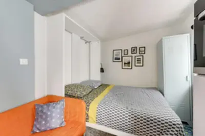 Un ou plusieurs lits dans un hébergement de l'établissement Studio - 2P - Vieux Lyon