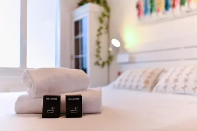Un ou plusieurs lits dans un hébergement de l'établissement Appartement Le perchoir - Welkeys