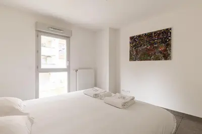 Un ou plusieurs lits dans un hébergement de l'établissement Smartstay - Alexandre Boutin