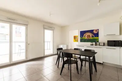 Cuisine ou kitchenette dans l'établissement Smartstay - Alexandre Boutin