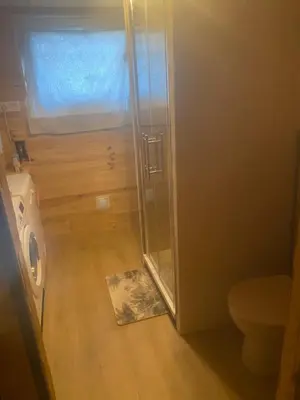 Salle de bains dans l'établissement Chez Nico