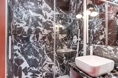 Salle de bains dans l'établissement Suite de charme-Expérience unique et raffinée