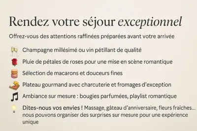 Plan de l'établissement Suite de charme-Expérience unique et raffinée