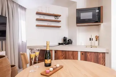 Boissons dans l'établissement Appartement de charme-Luxe, douceur et harmonie