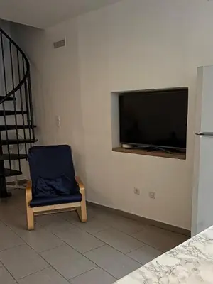 Télévision ou salle de divertissement dans l'établissement Appartement chaleureux, proche gare et monuments