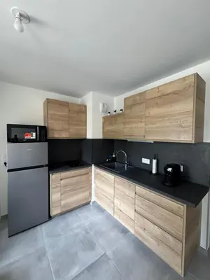 Cuisine ou kitchenette dans l'établissement Studio Cosy Le Cocon au calme